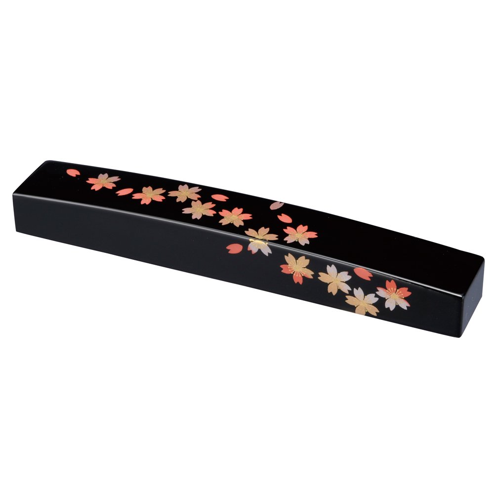 Amazon.co.jp: 紀州塗り 長手文鎮 黒 桜 : 文房具・オフィス用品